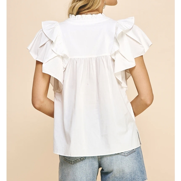 NWT Pinch Size Medium White Top - Picture 2 of 4